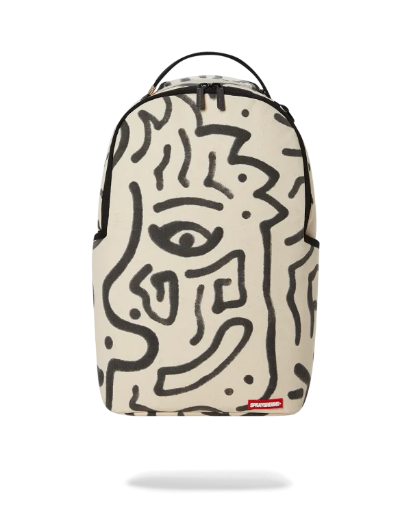 SHEREEN JENKINS CANVAS BACKPACK 1 of 18 CUT FROM LARGE CANVAS ART