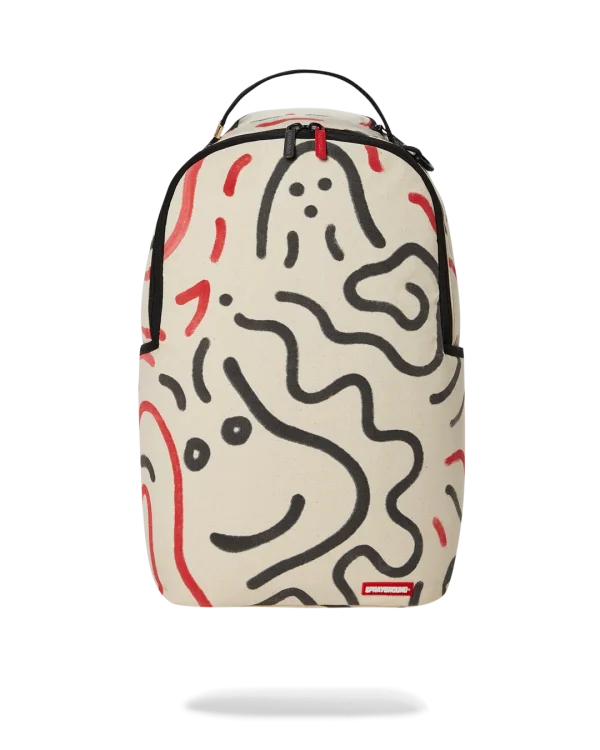 SHEREEN JENKINS CANVAS BACKPACK 1 of 18 CUT FROM LARGE CANVAS ART