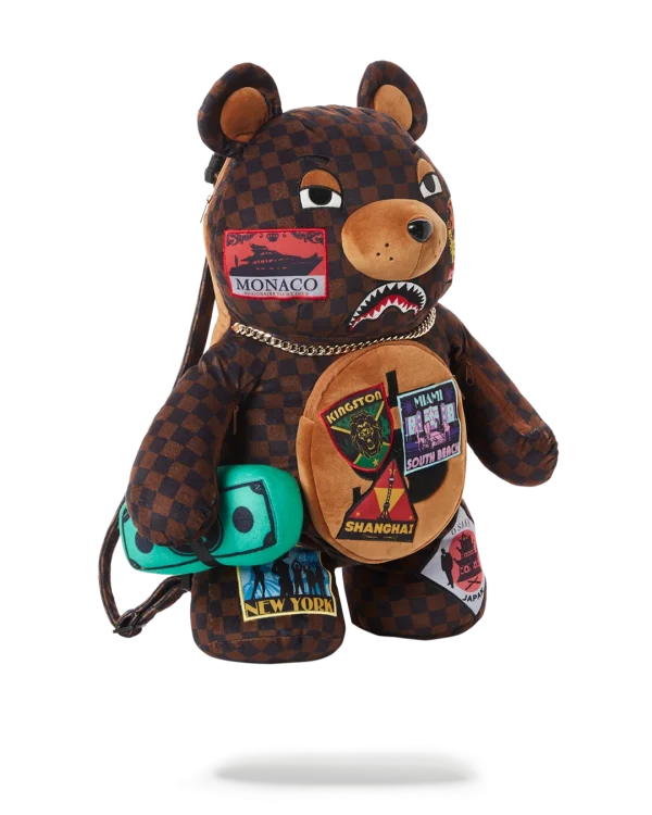 GLOBAL MOGUL MONEYBEAR TEDDYBEAR BACKPACK