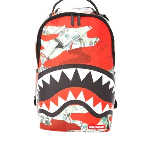 MONEY CAMO (RED) BACKPACK