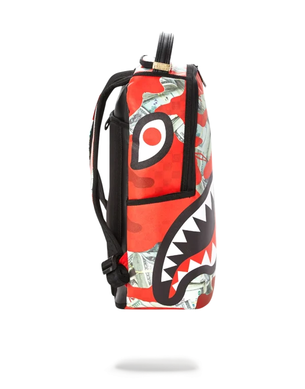MONEY CAMO (RED) BACKPACK