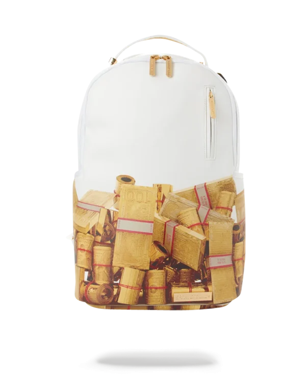 GOLD MONEY BRICKS DLXV BACKPACK