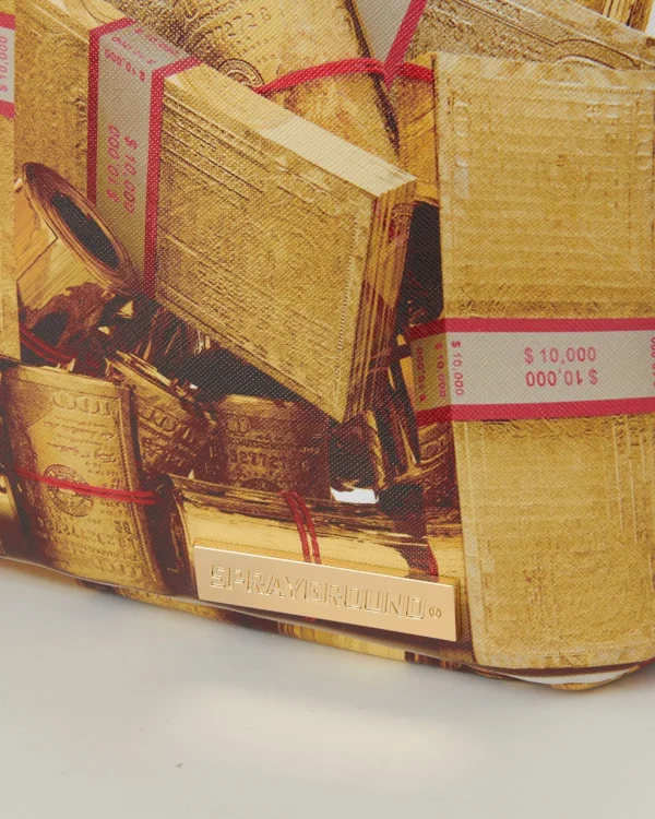 GOLD MONEY BRICKS DLXV BACKPACK