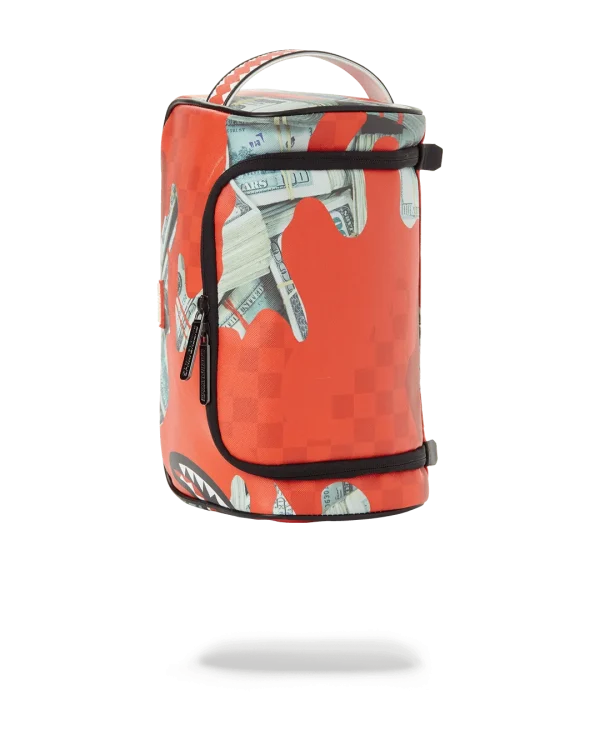 MONEY CAMO (RED) TOILETRY BAG