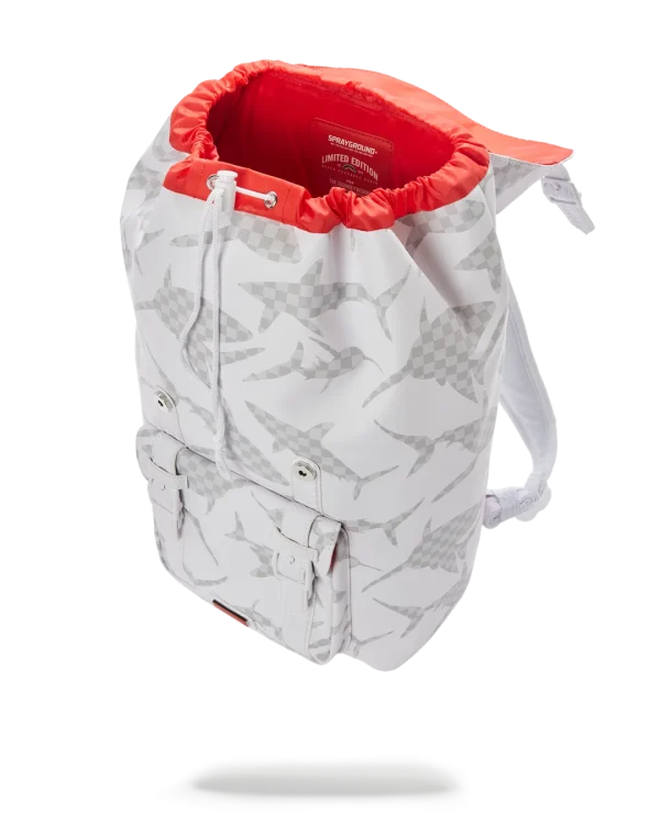 SHARK CHECK (WHITE) HILLS BACKPACK