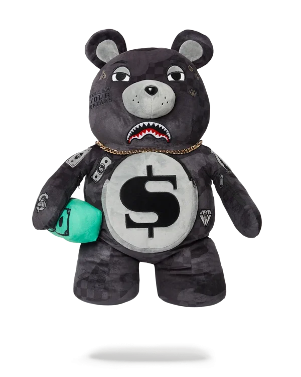 3AM NEVER SLEEP MONEYBEAR TEDDYBEAR BACKPACK