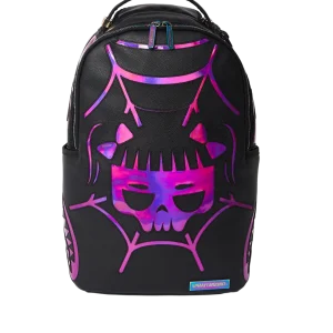 CAZZU IRIDESCENT CUT & SEW SPIDER SKULL SHARK BACKPACK (DLXV)