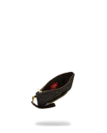 NOIR QUILT GOLD CHAIN SHARK CROSSOVER CLUTCH