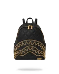 NOIR QUILT GOLD CHAIN SHARK SAVAGE BACKPACK