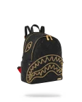 NOIR QUILT GOLD CHAIN SHARK SAVAGE BACKPACK