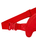 RED RIVIERA SHARKMOUTH CROSSBODY