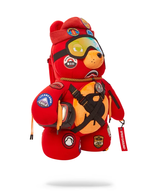 THE GLOBAL EXPEDITION MONEYBEAR TEDDYBEAR BACKPACK