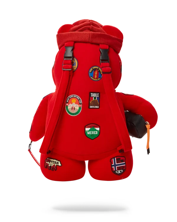 THE GLOBAL EXPEDITION MONEYBEAR TEDDYBEAR BACKPACK