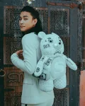SPLIT THE CHECK (PEARL) MONEYBEAR TEDDYBEAR BACKPACK