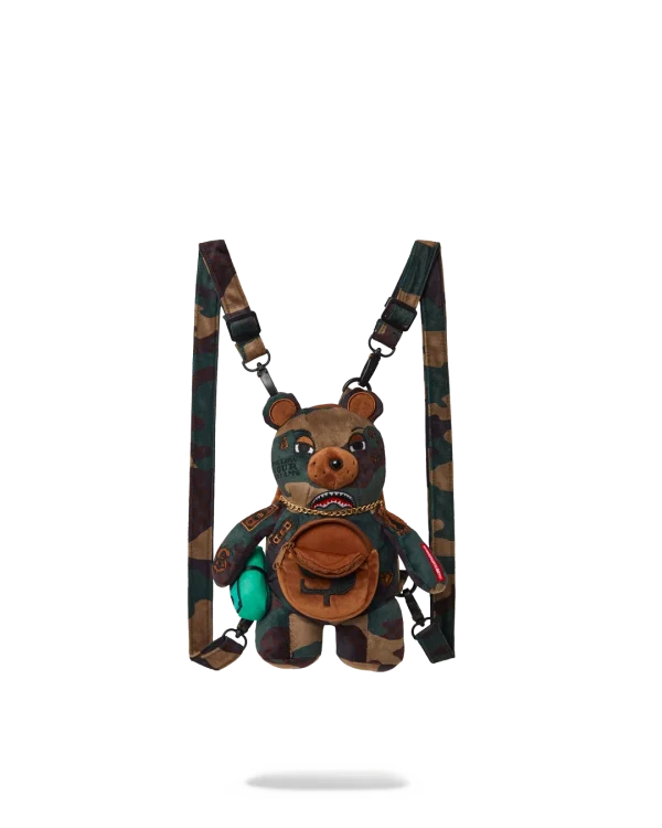 BEARCUB BACKPACK - CAMOCHECK MONEYBEAR