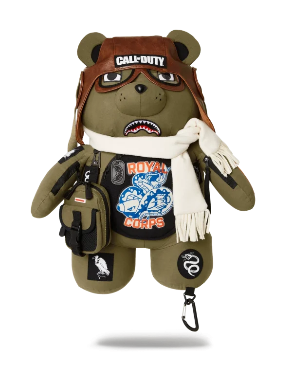 CALL OF DUTY AVIATOR FEARLESS MONEYBEAR TEDDYBEAR BACKPACK