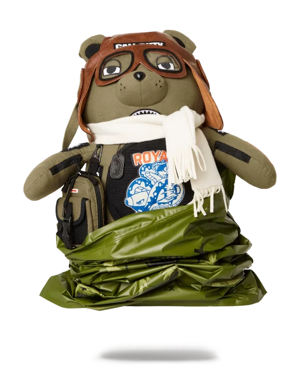 CALL OF DUTY AVIATOR FEARLESS MONEYBEAR TEDDYBEAR BACKPACK
