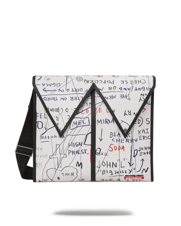 OFFICIAL BASQUIAT UNTITLED (CHEESE POPCORN) 1983 SLING MESSENGER