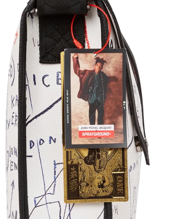 OFFICIAL BASQUIAT UNTITLED (CHEESE POPCORN) 1983 SLING MESSENGER