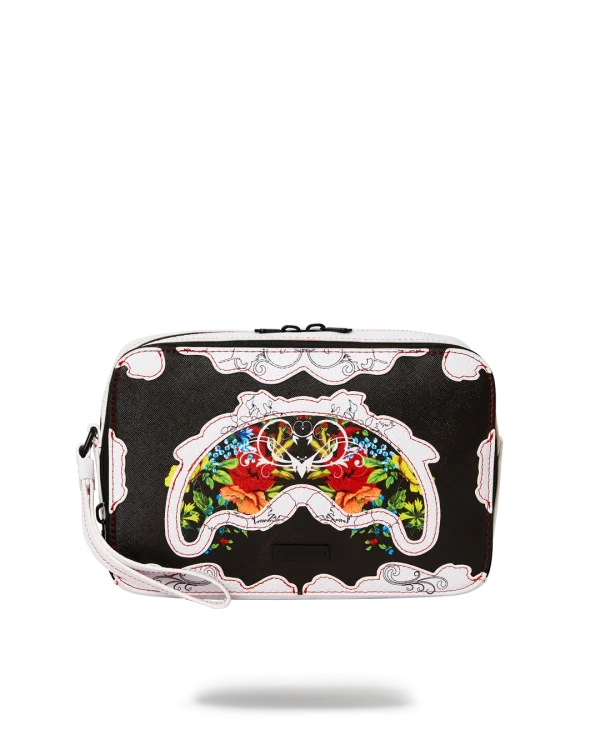 THE FLORAL CUT TOILETRY BAG
