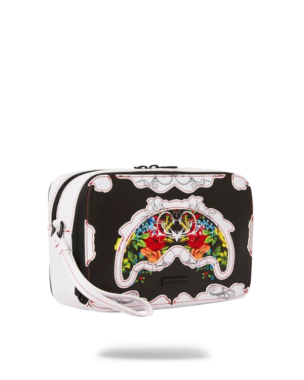 THE FLORAL CUT TOILETRY BAG