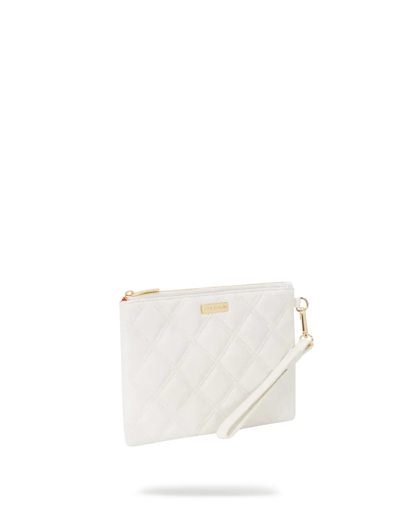 RIVIERA LE BLANC GOLD  CHAIN SHARK CROSSOVER CLUTCH