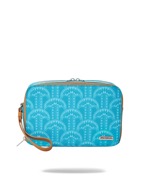 ILLUCHAINS TURQ TOILETRY BAG