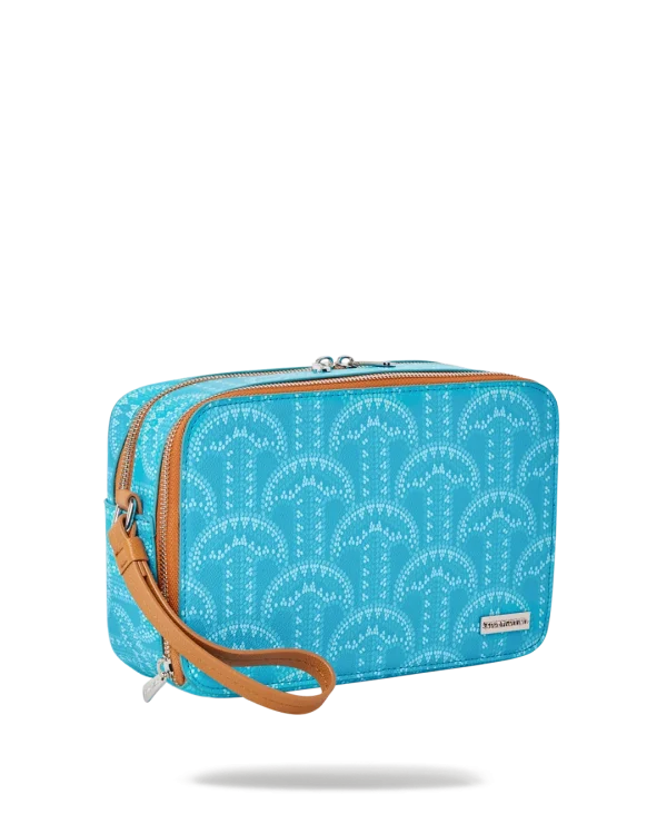 ILLUCHAINS TURQ TOILETRY BAG