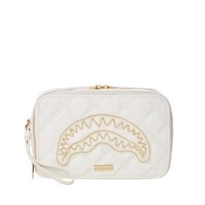 RIVIERA LE BLANC GOLD CHAIN SHARK TOILETRY BAG