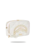 RIVIERA LE BLANC GOLD CHAIN SHARK TOILETRY BAG