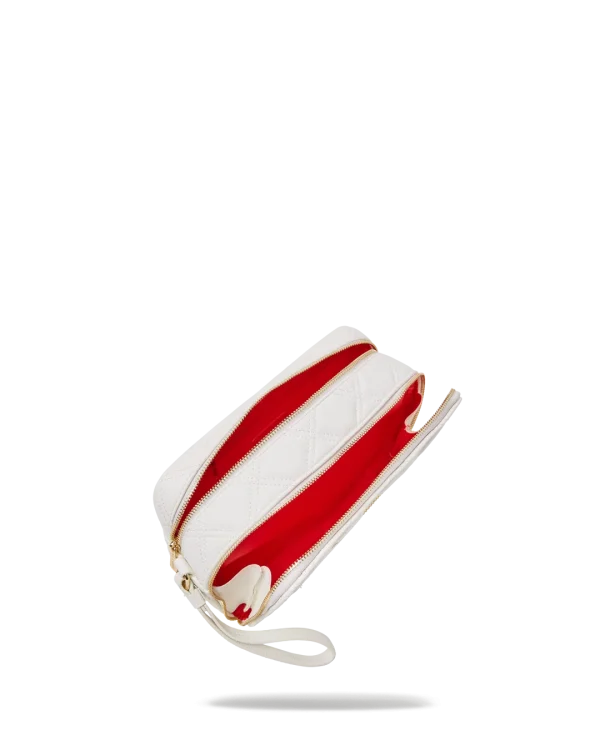 RIVIERA LE BLANC GOLD CHAIN SHARK TOILETRY BAG