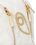 RIVIERA LE BLANC GOLD CHAIN SHARK SAVAGE BACKPACK
