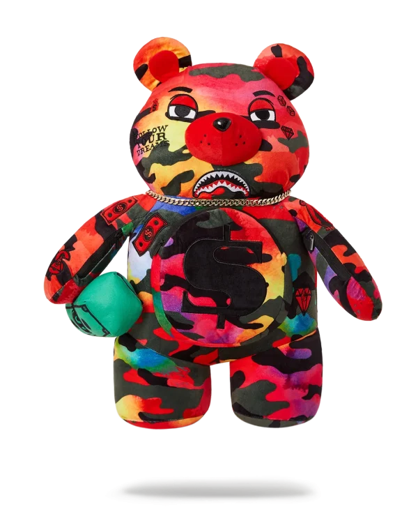 CAMOBURST MONEYBEAR TEDDYBEAR BACKPACK