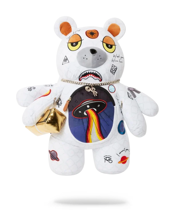 UFO SPACED OUT MONEYBEAR TEDDYBEAR BACKPACK