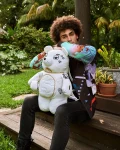 RIVIERA LE BLANC GOLD CHAIN MONEYBEAR TEDDYBEAR BACKPACK