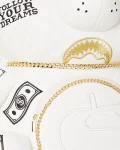 RIVIERA LE BLANC GOLD CHAIN MONEYBEAR TEDDYBEAR BACKPACK