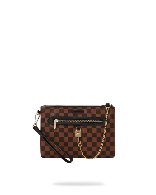 HENNY LOCK SHARKS IN PARIS CROSSOVER CLUTCH