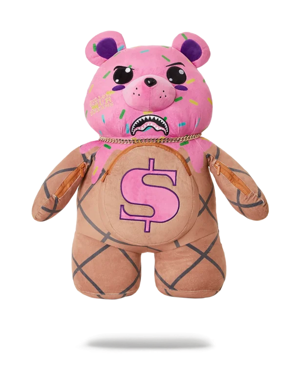 I SCREAM MONEYBEAR TEDDYBEAR BACKPACK