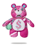 PINK PUNK MONEYBEAR TEDDYBEAR BACKPACK