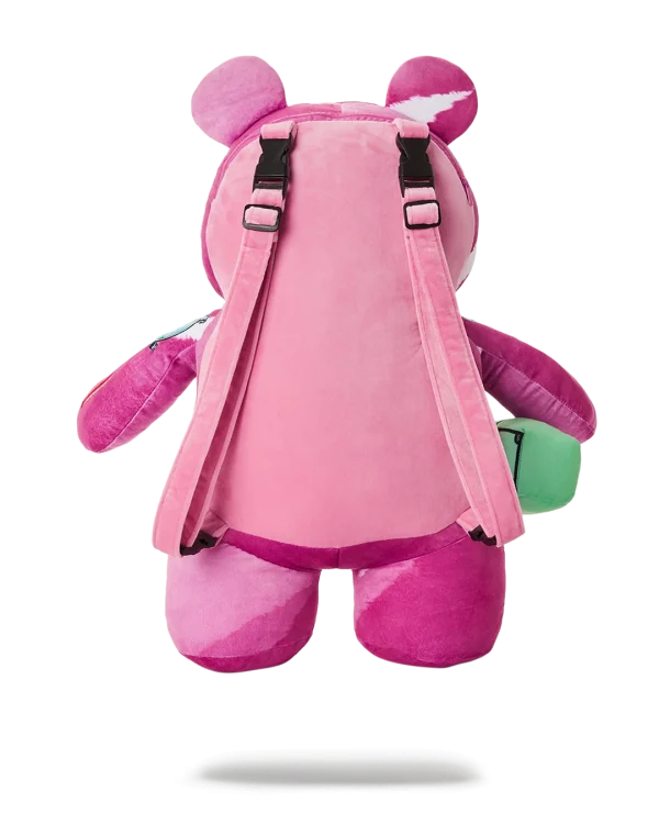 PINK PUNK MONEYBEAR TEDDYBEAR BACKPACK