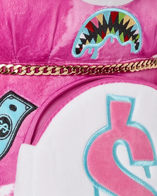 PINK PUNK MONEYBEAR TEDDYBEAR BACKPACK