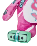 PINK PUNK MONEYBEAR TEDDYBEAR BACKPACK
