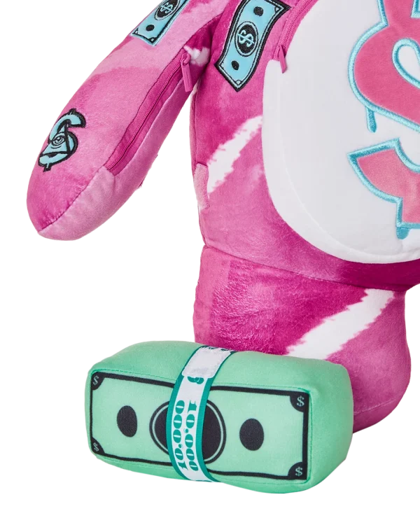 PINK PUNK MONEYBEAR TEDDYBEAR BACKPACK