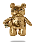 GOLD RUSH MONEYBEAR TEDDYBEAR BACKPACK
