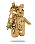 GOLD RUSH MONEYBEAR TEDDYBEAR BACKPACK