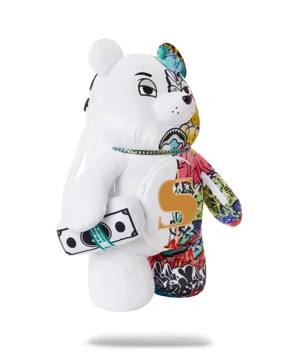 HALF GRAFF MONEYBEAR TEDDYBEAR BACKPACK