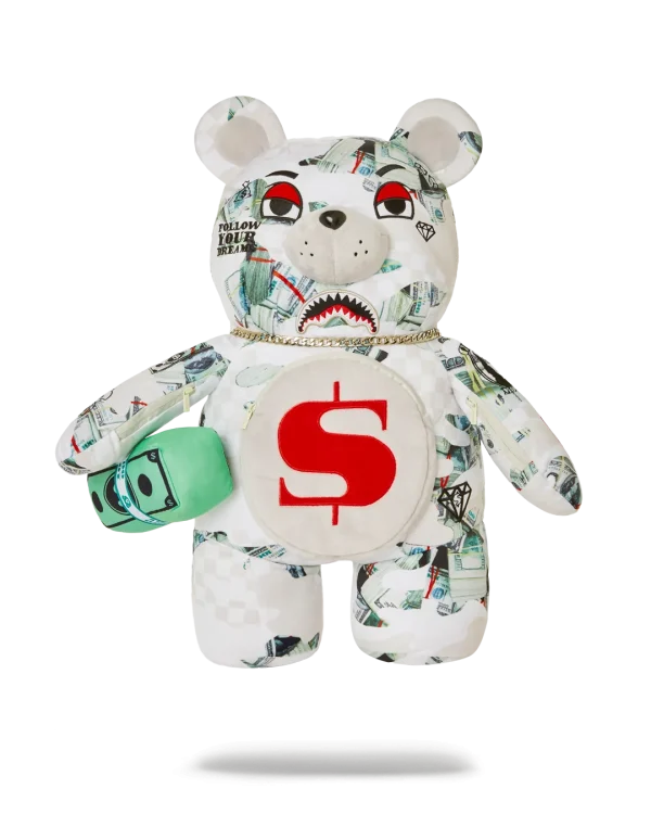 FEROCIOU$ MONEYBEAR TEDDYBEAR BACKPACK