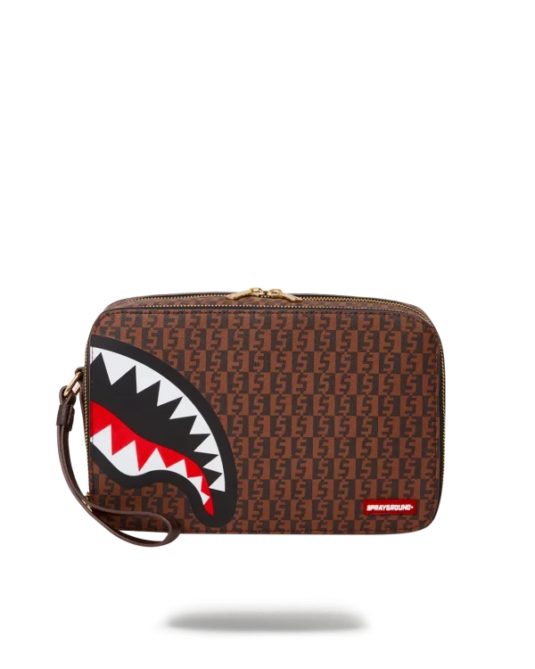 CASHIN CHECKS TOILETRY BAG