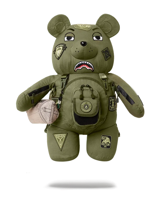 SPECIAL OPS FULL THROTTLE MONEYBEAR TEDDYBEAR BACKPACK