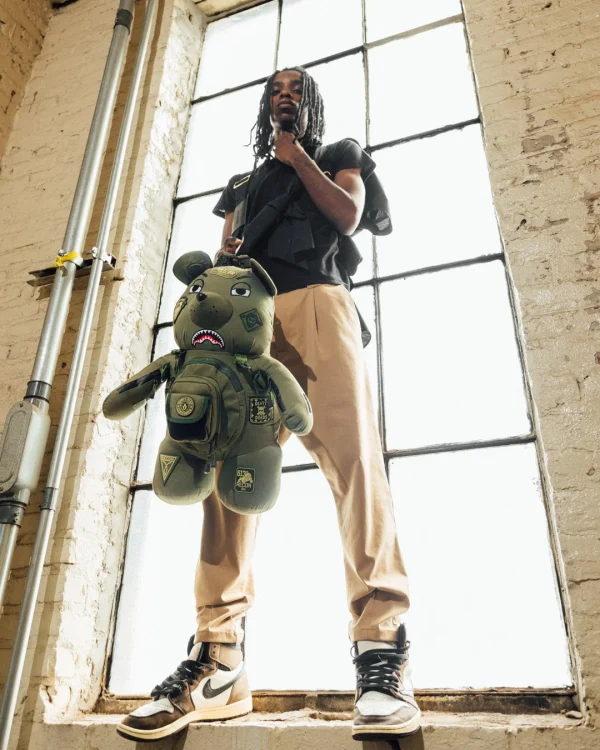 SPECIAL OPS FULL THROTTLE MONEYBEAR TEDDYBEAR BACKPACK
